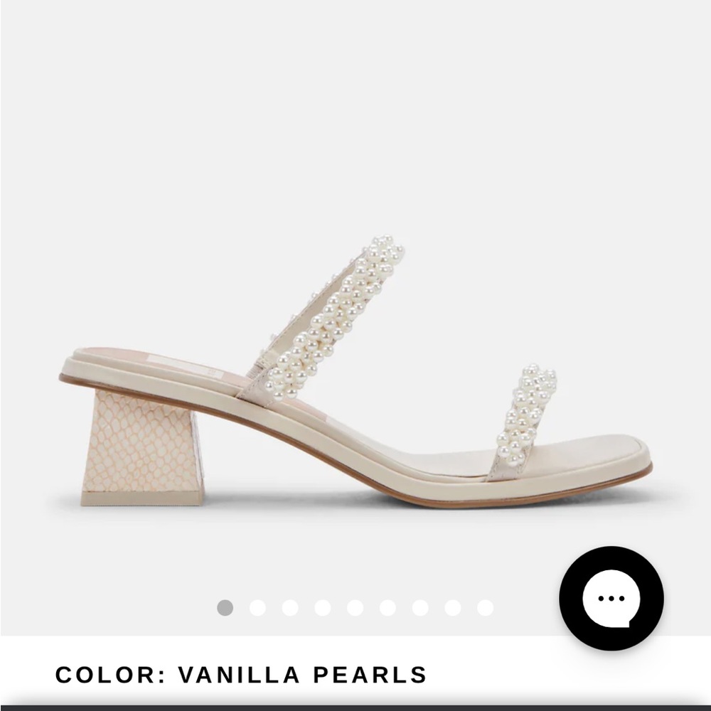 ****SOLD***Dolce vita river pearl block heel size 8.5